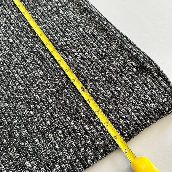 New ZARA Womens Crew Neck Regular Fit Heavy Knitted Pullover Sweater Medium Gray - Picture 7 of 9